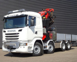 Scania   G490 8x2 valník/tahač+HR EURO 6